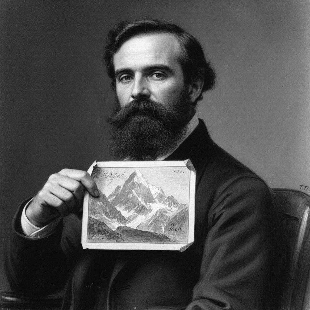 AI-generated illustration of Edward Whymper