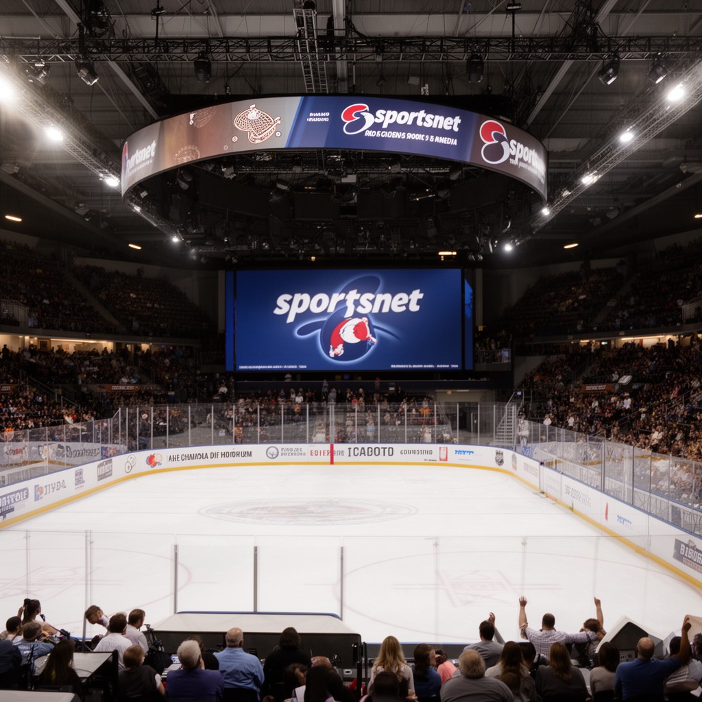 AI-generated illustration of Sportsnet