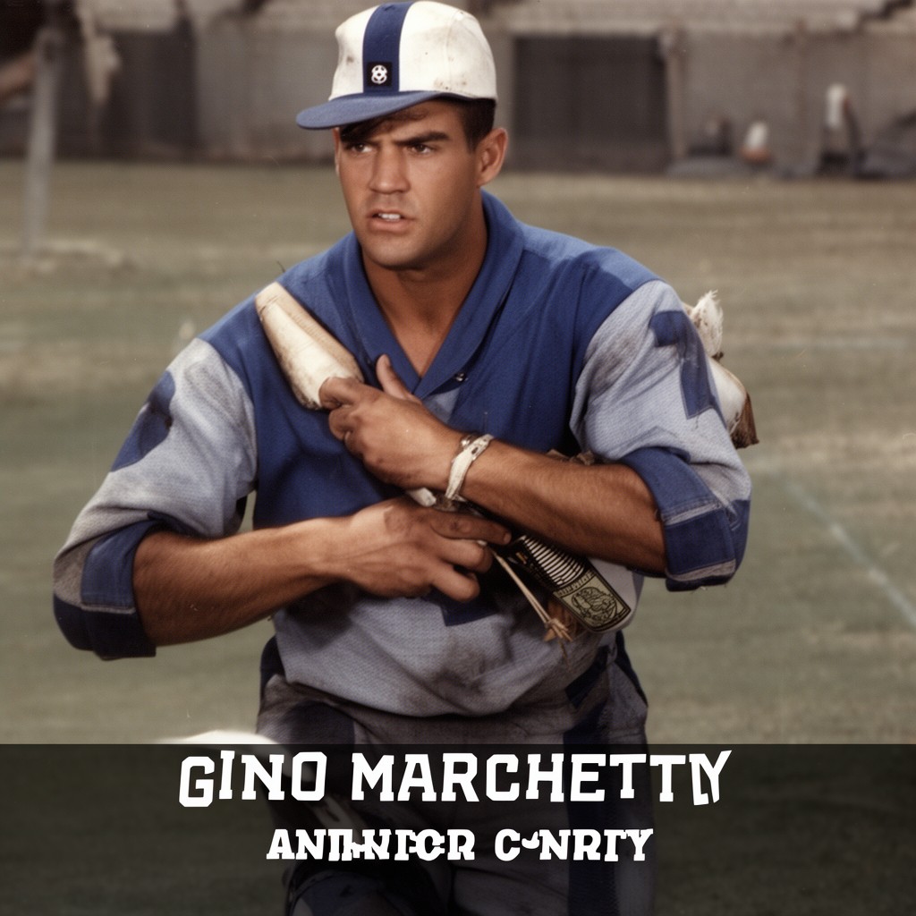 AI-generated illustration of Gino Marchetti
