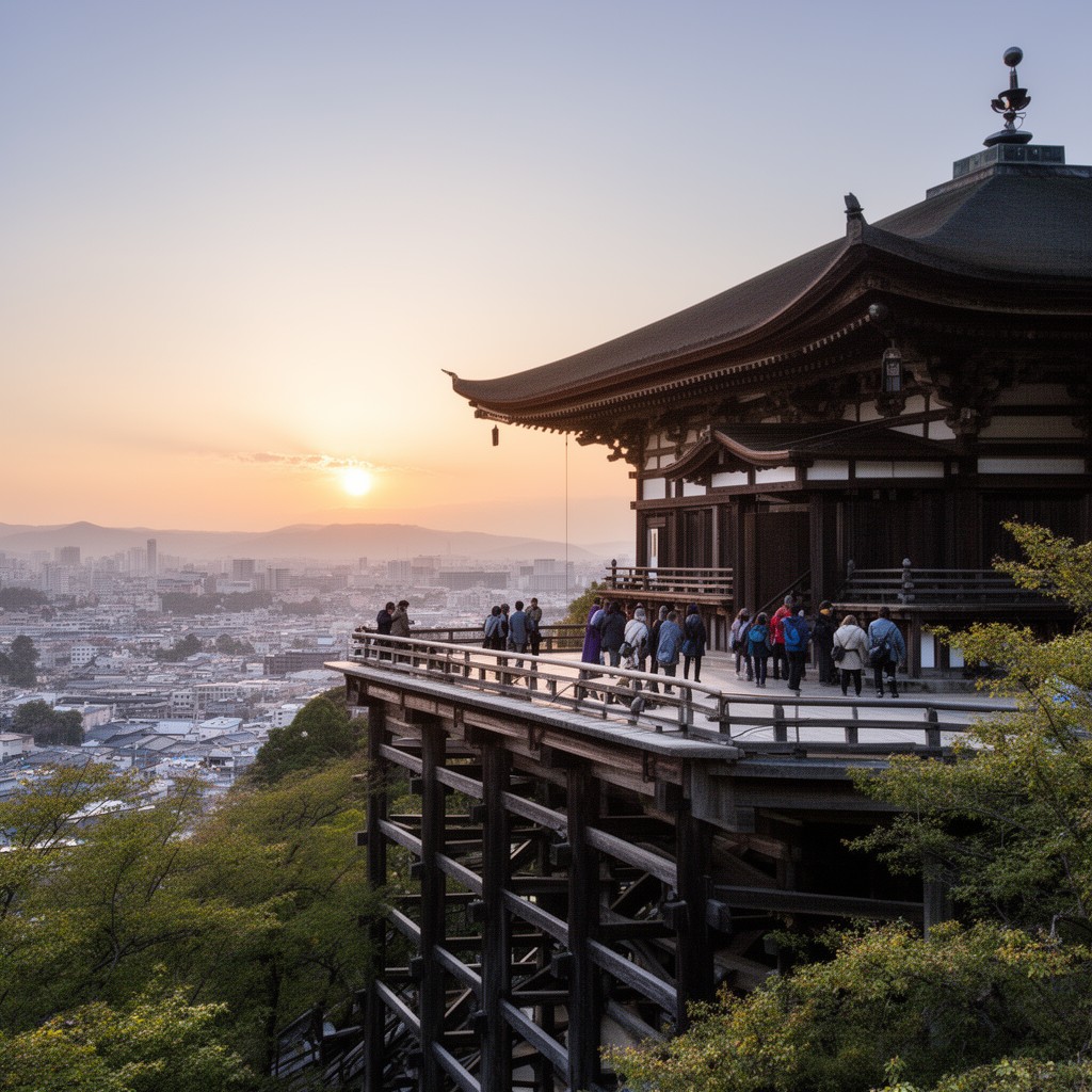AI-generated illustration of Kiyomizu-dera