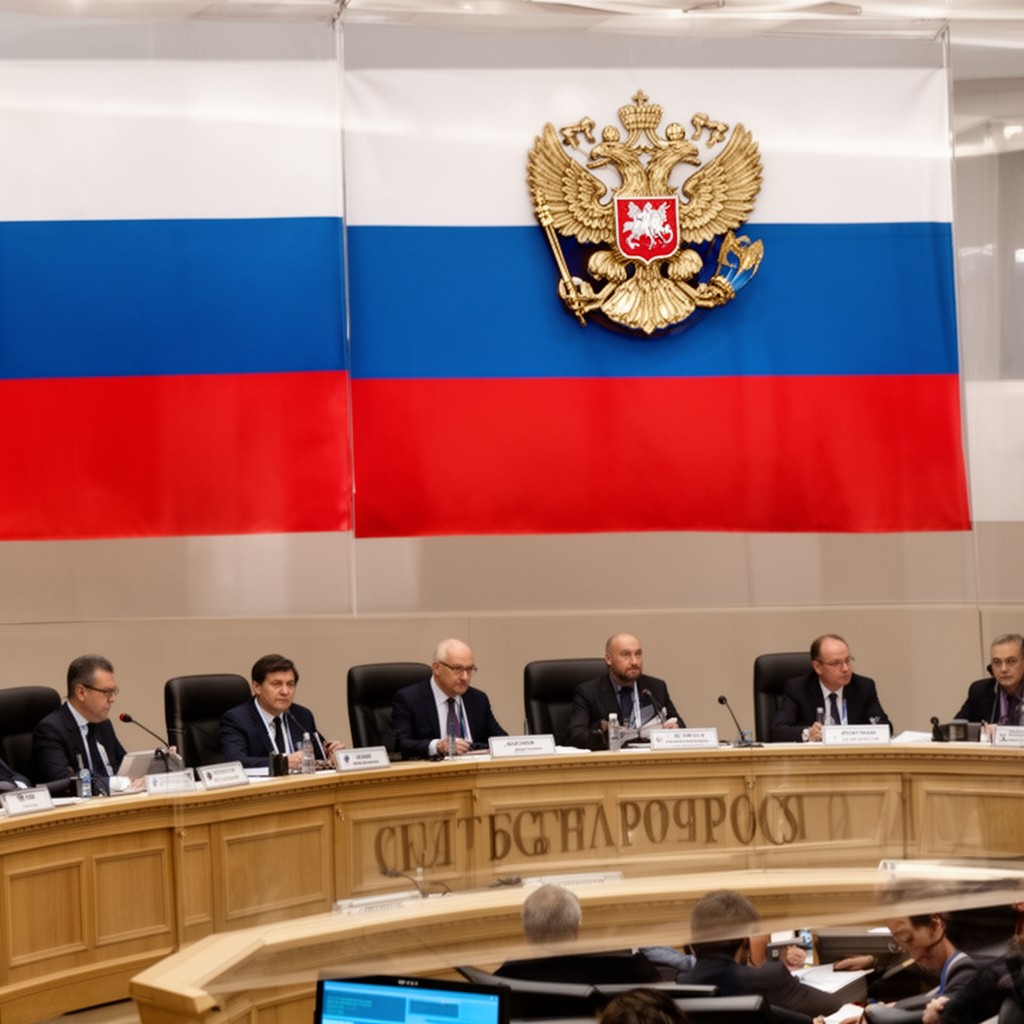 AI-generated illustration of Federal Assembly of Russia