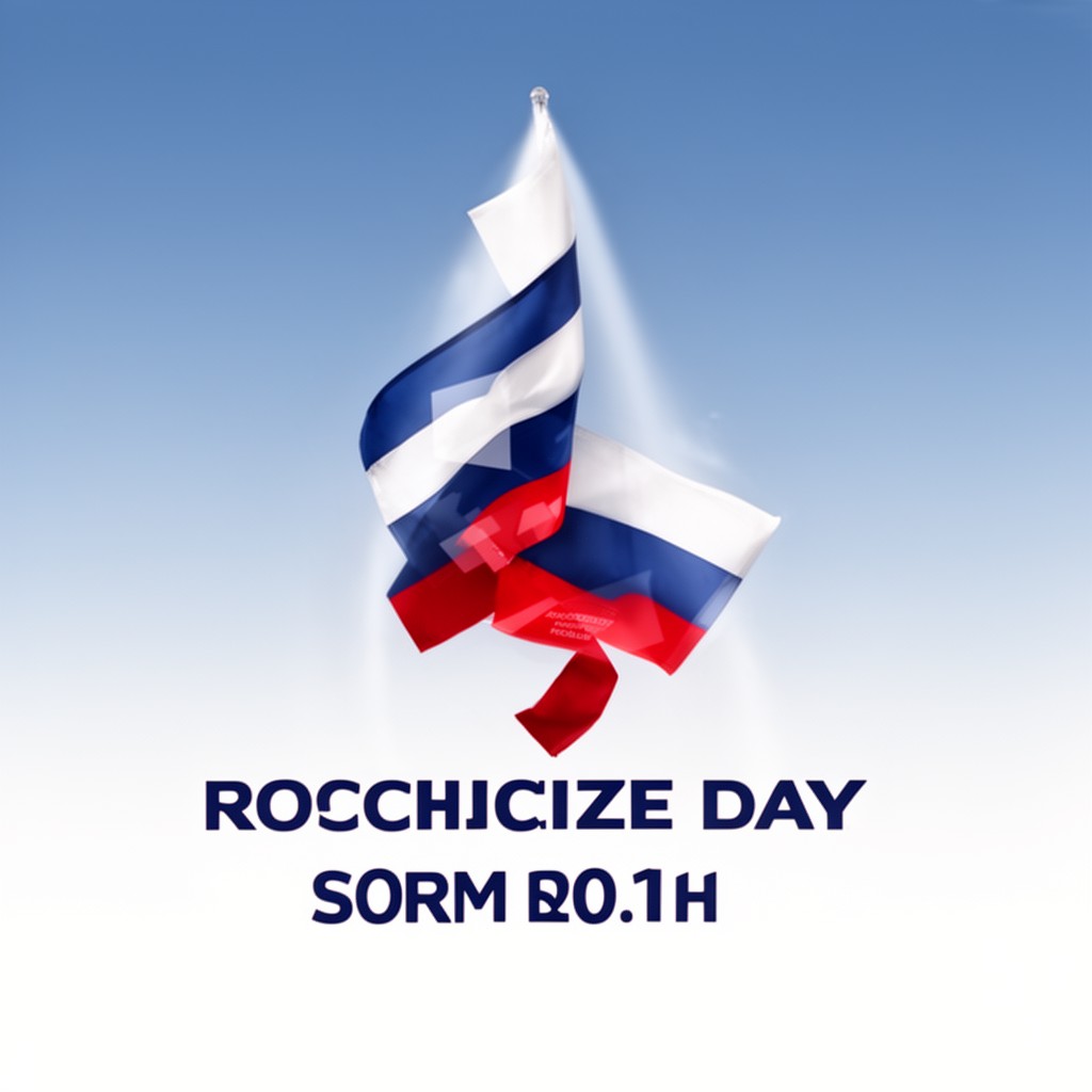 AI-generated illustration of Russia Day