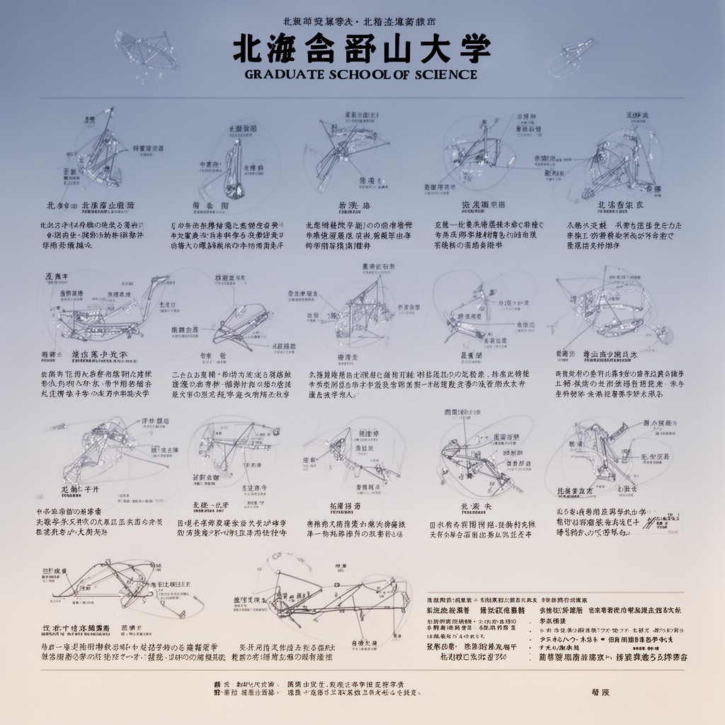 AI-generated illustration of Graduate School of Science