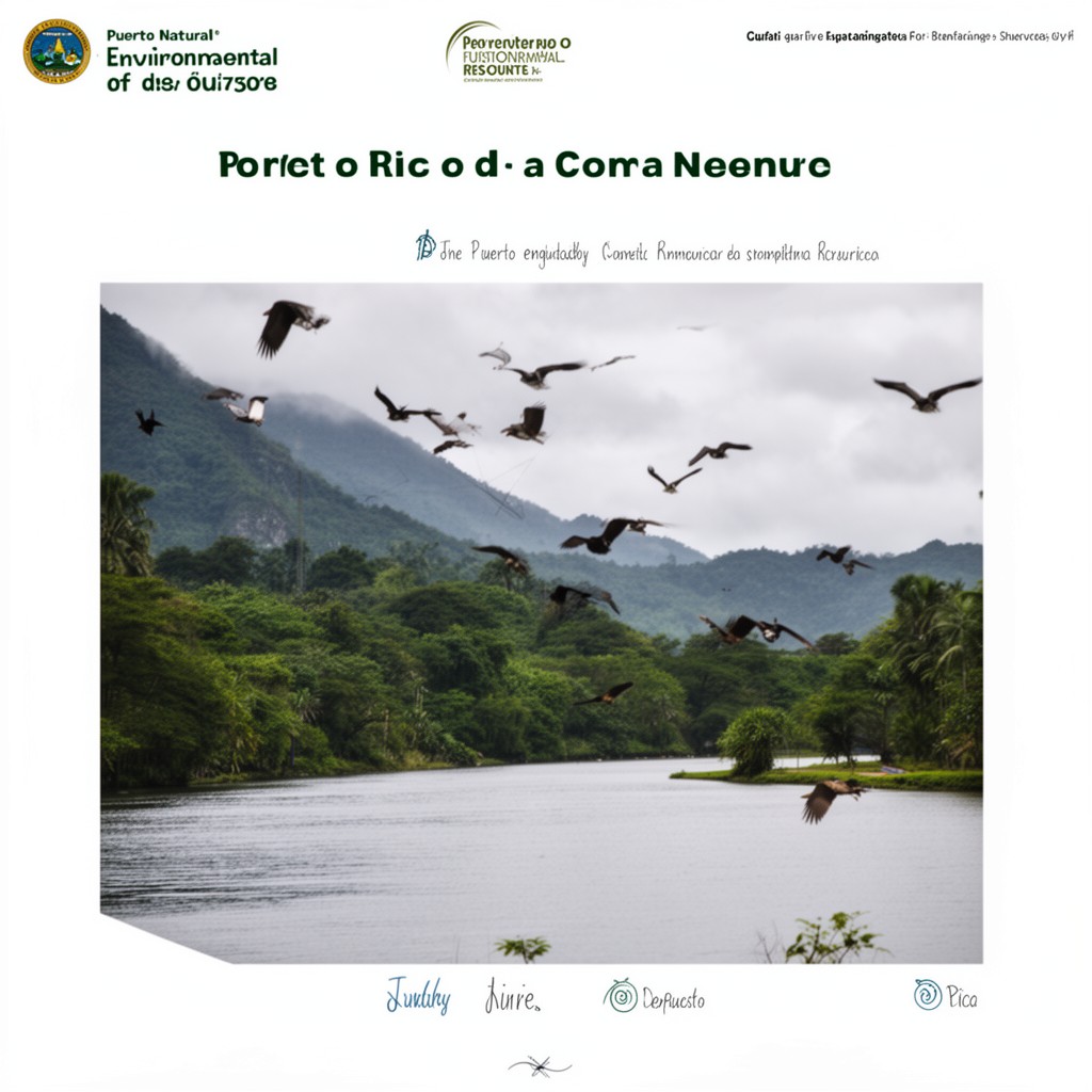 AI-generated illustration of Puerto Rico Department of Natural and Environmental Resources