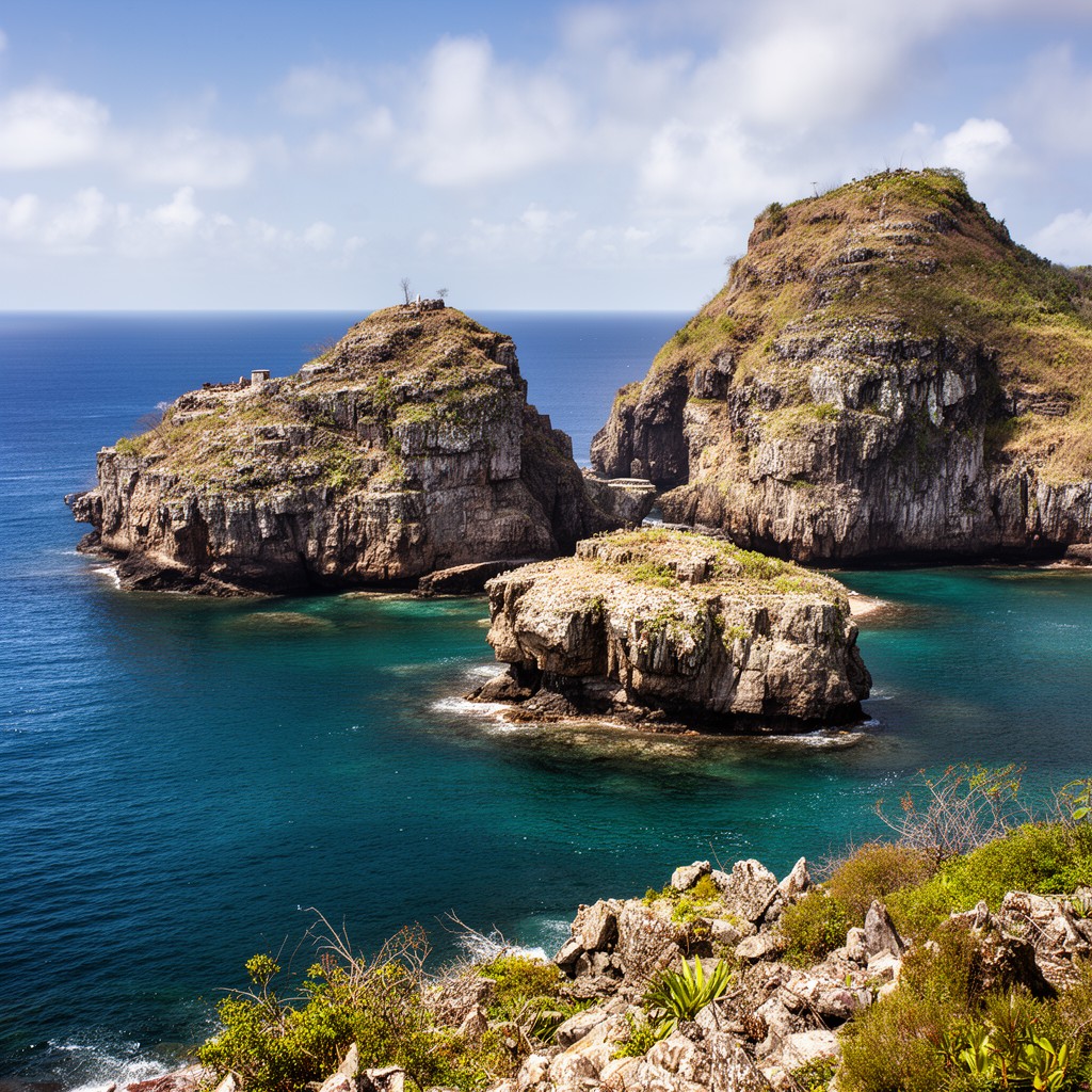 AI-generated illustration of Mona and Monito Islands Nature Reserve