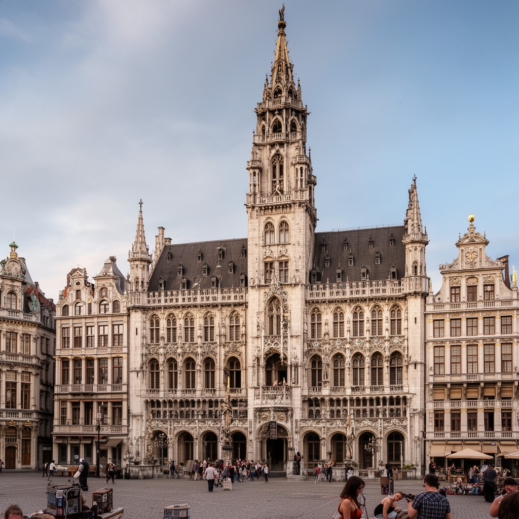 AI-generated illustration of Grand Place / Grote Markt