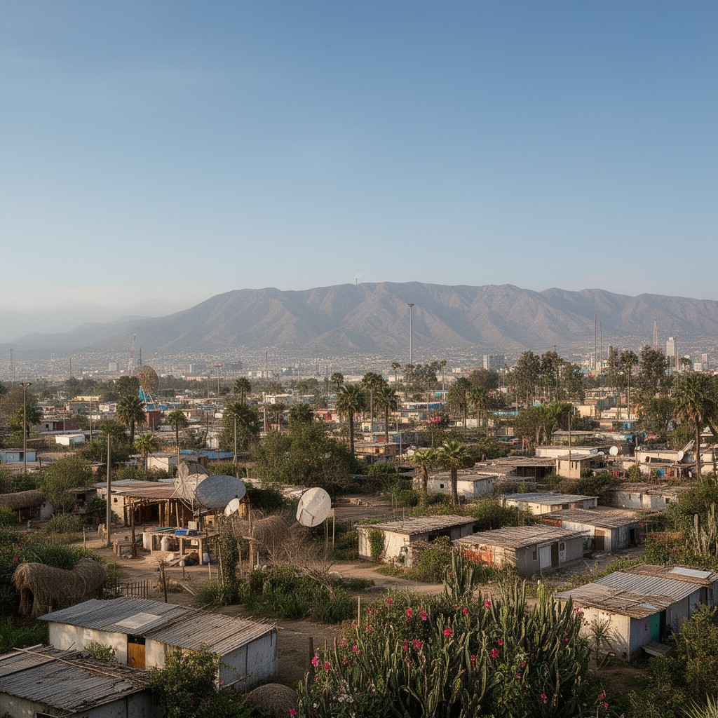 AI-generated illustration of Rancho Tía Juana