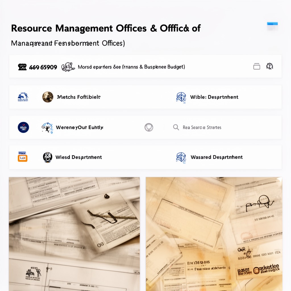 AI-generated illustration of Resource Management Offices