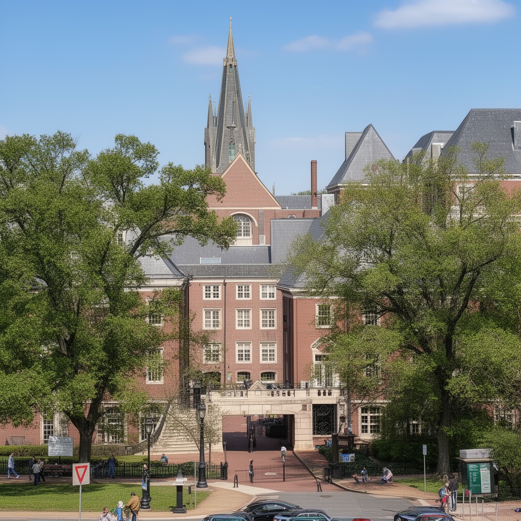 AI-generated illustration of Johns Hopkins University