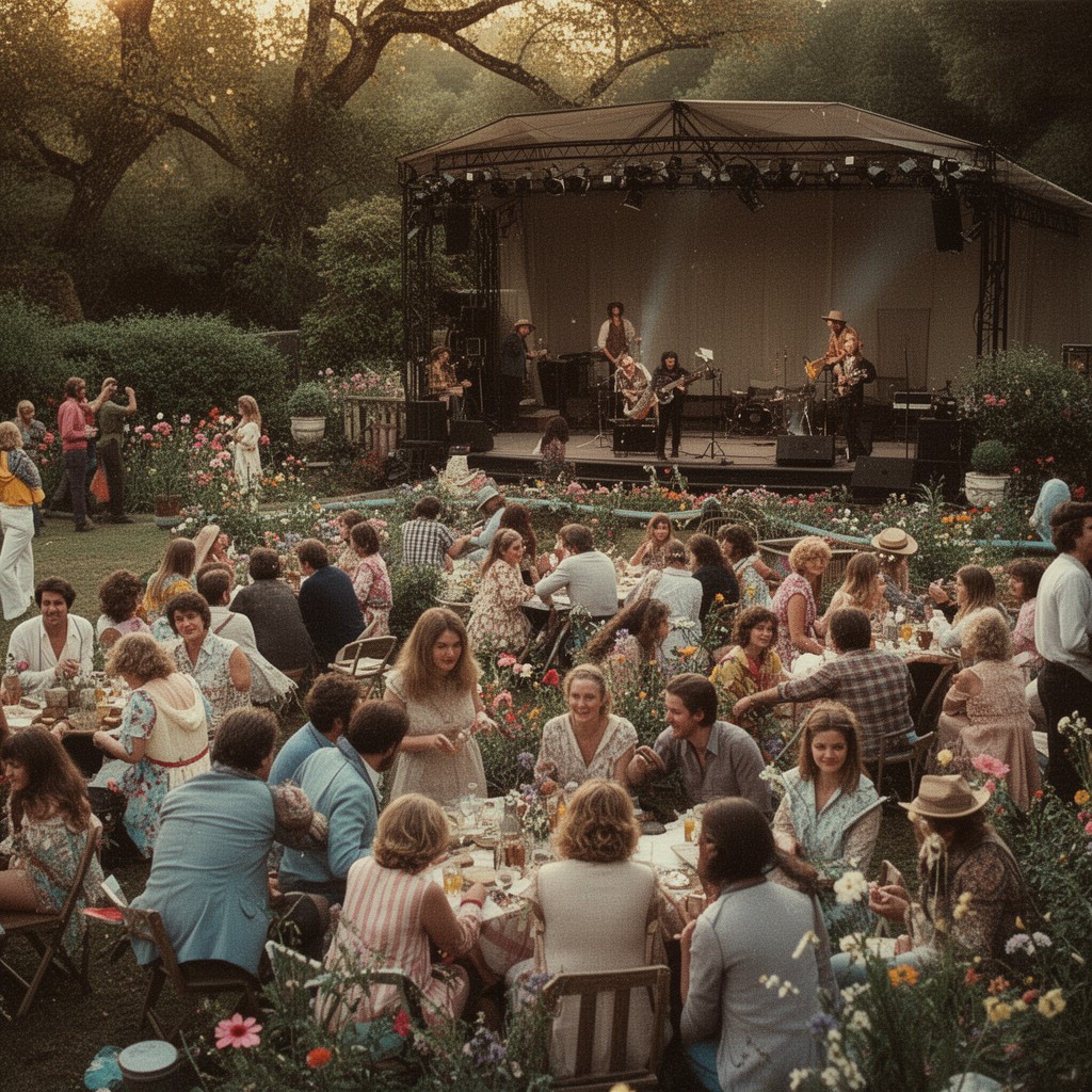 AI-generated illustration of Garden Party