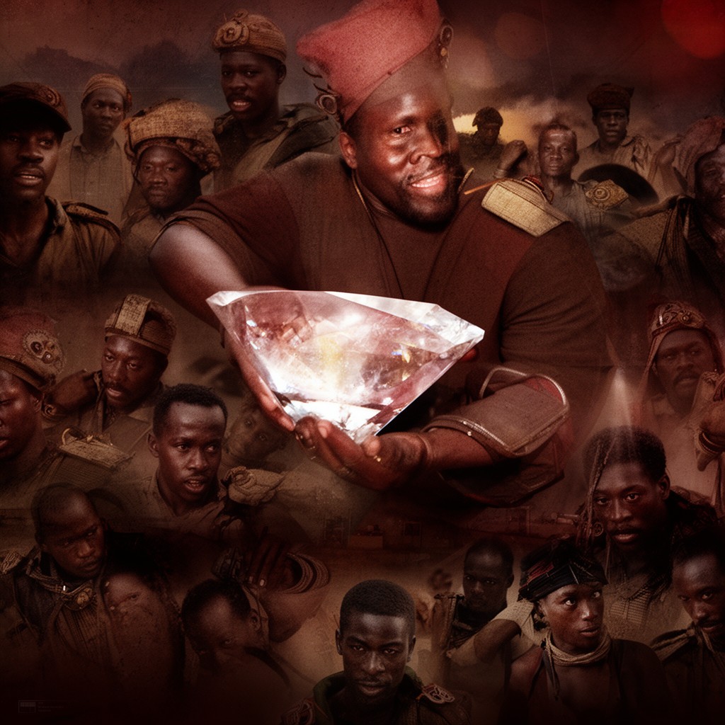 AI-generated illustration of Blood Diamond
