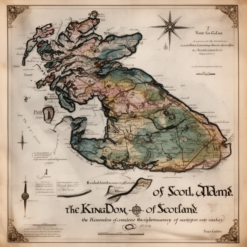 AI-generated illustration of Kingdom of Scotland