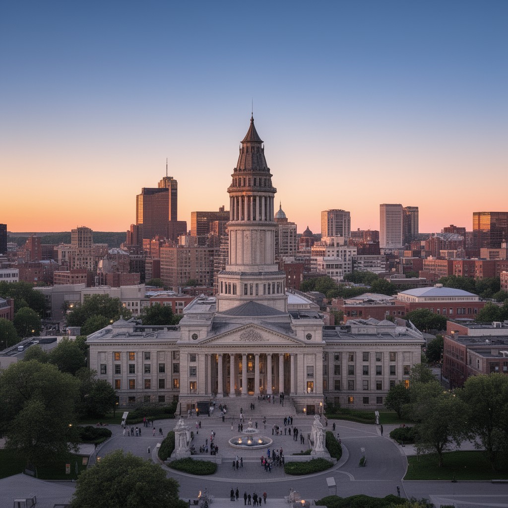 AI-generated illustration of Albany