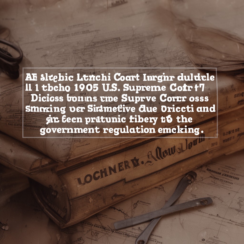 AI-generated illustration of Lochner v. New York