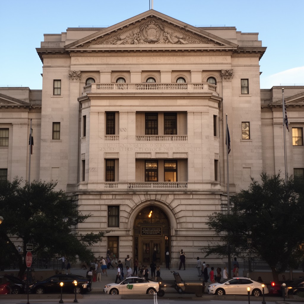 AI-generated illustration of United States District Court for the Eastern District of North Carolina