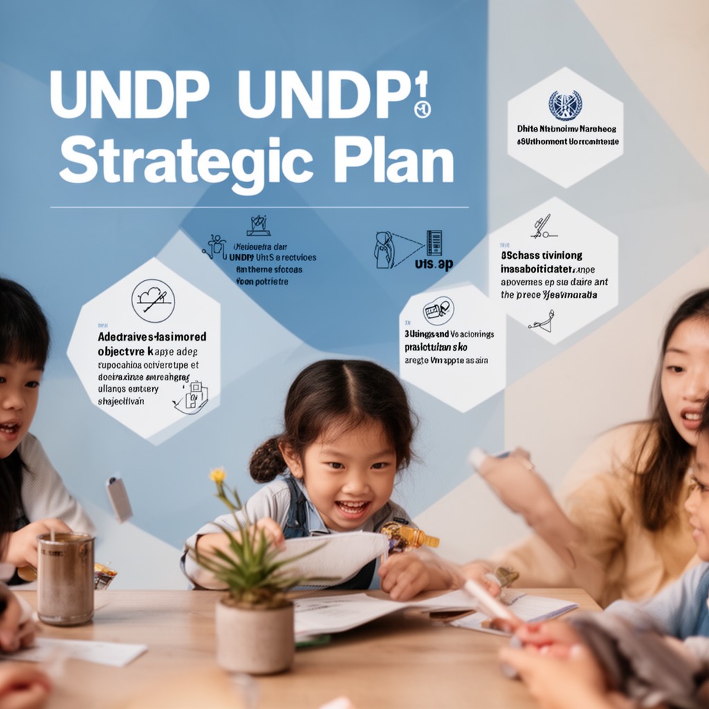 AI-generated illustration of UNDP Strategic Plan