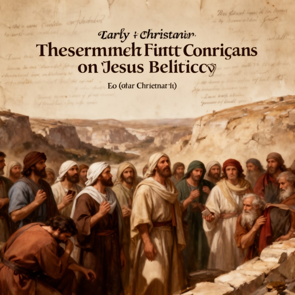 AI-generated illustration of Early Christians