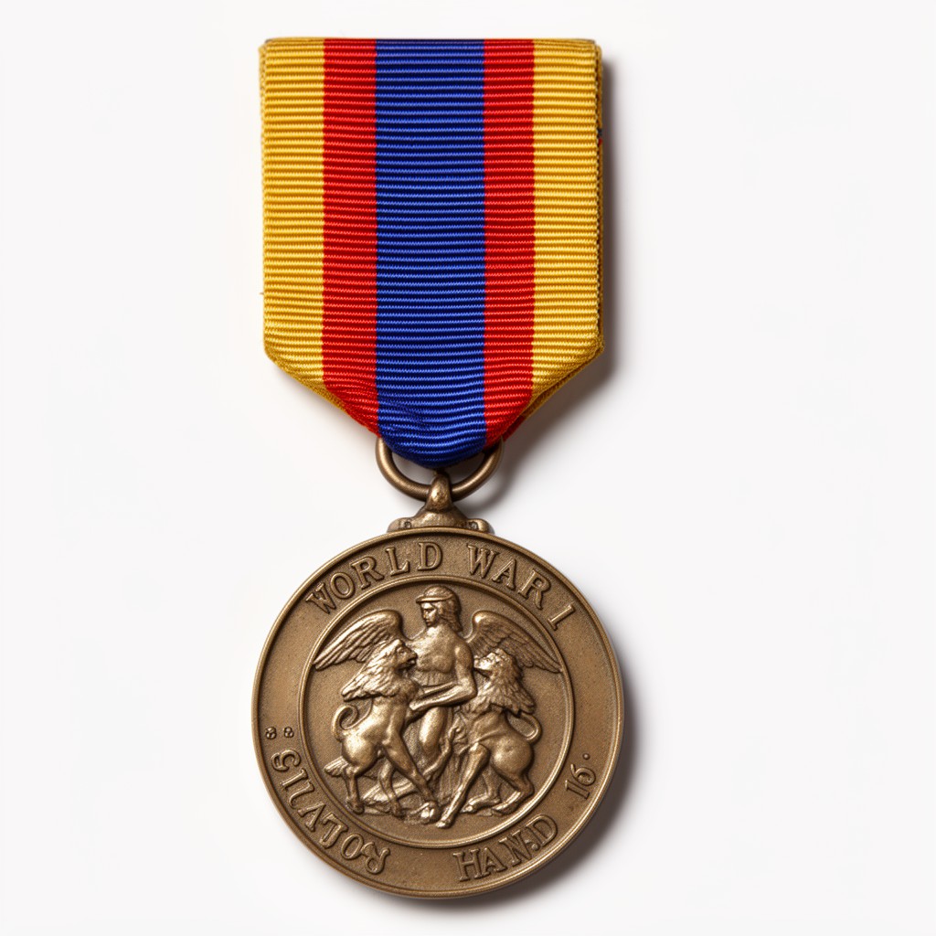 AI-generated illustration of World War II Victory Medal