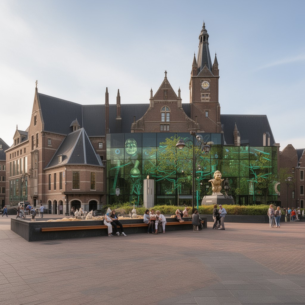 AI-generated illustration of Centraal Museum