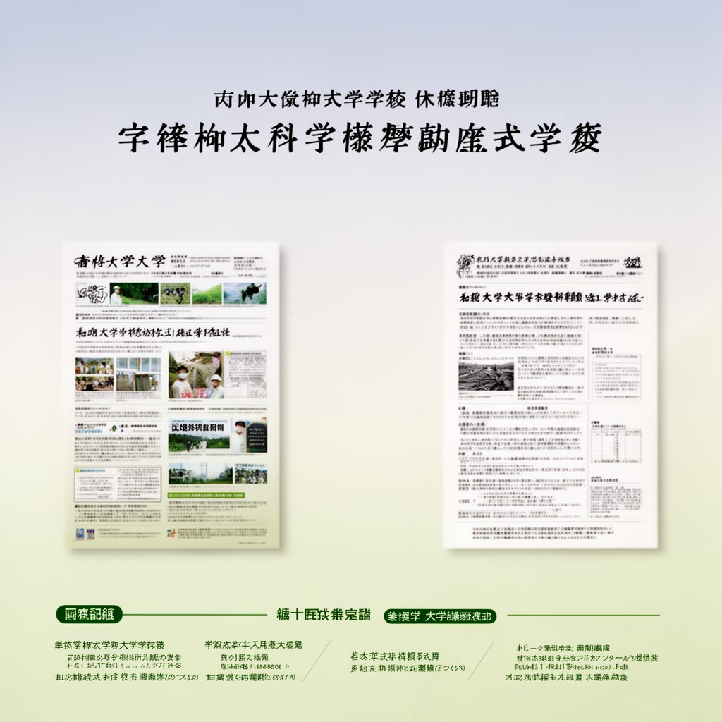 AI-generated illustration of Graduate School of Agricultural Science