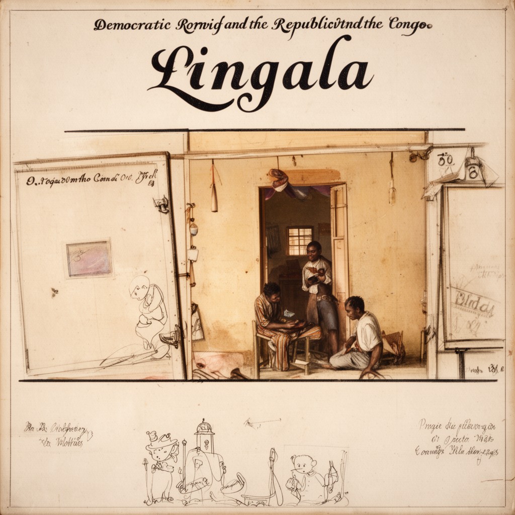 AI-generated illustration of Lingala
