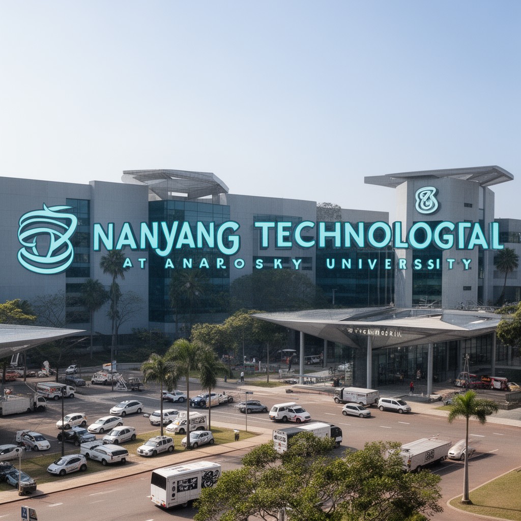 AI-generated illustration of Nanyang Technological University