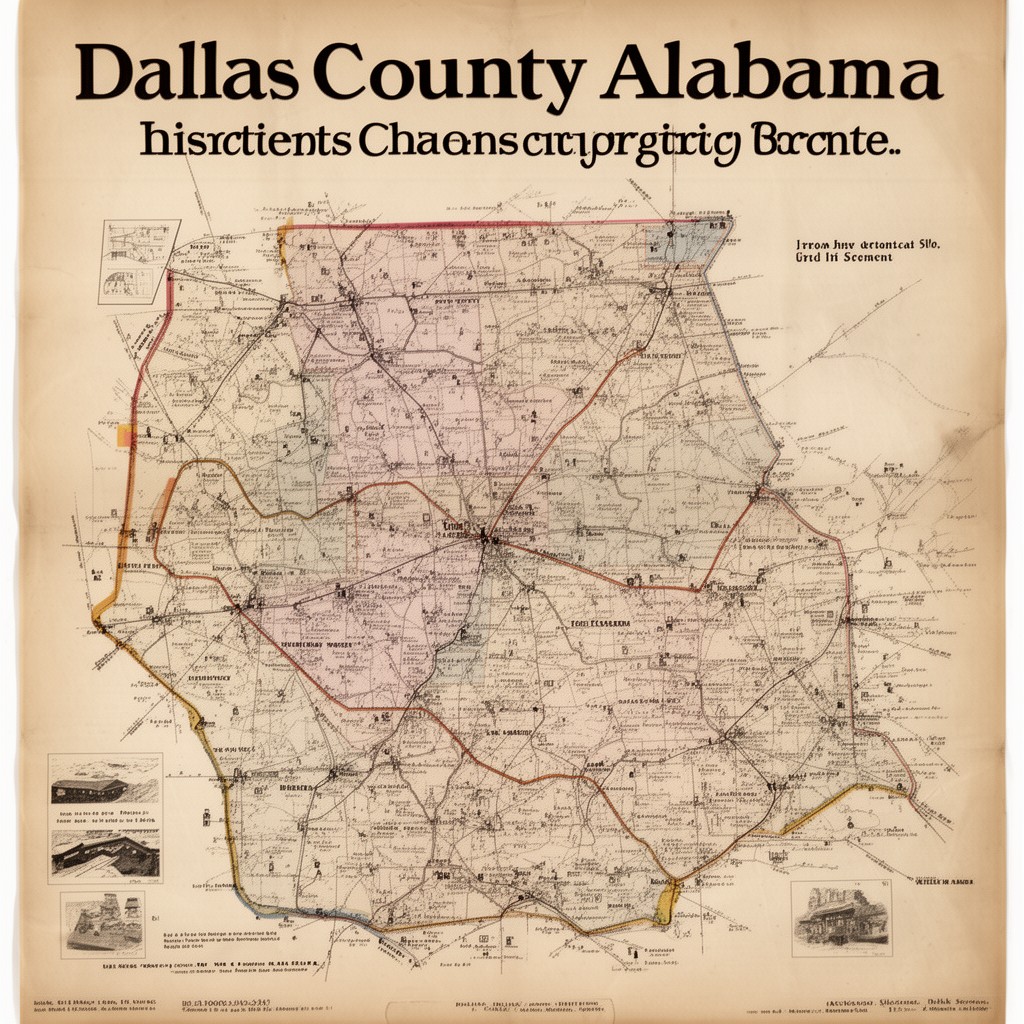 AI-generated illustration of Dallas County, Alabama