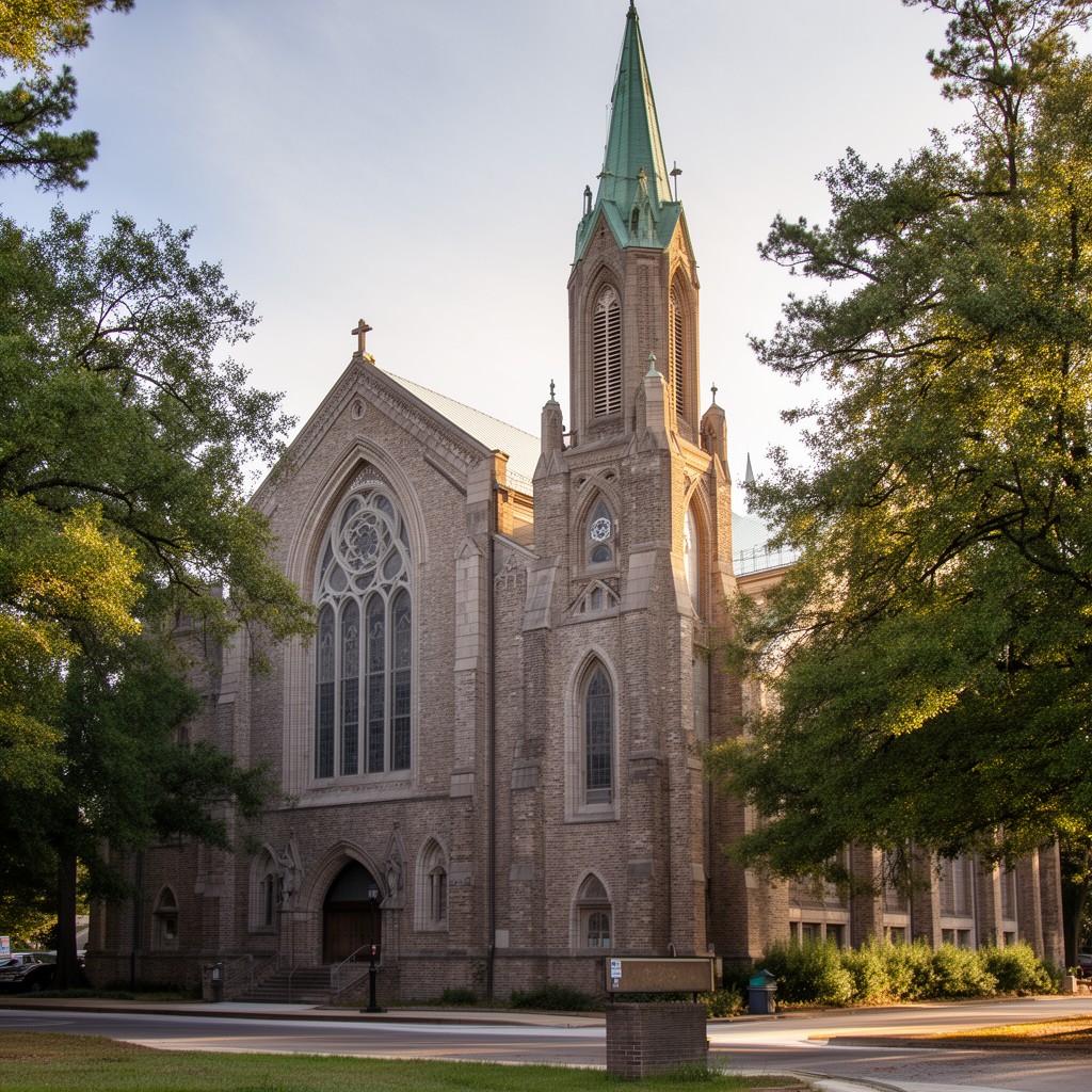 AI-generated illustration of St. Paul’s Episcopal Church (Selma, Alabama)