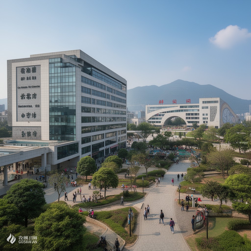AI-generated illustration of Nanwangshan Campus