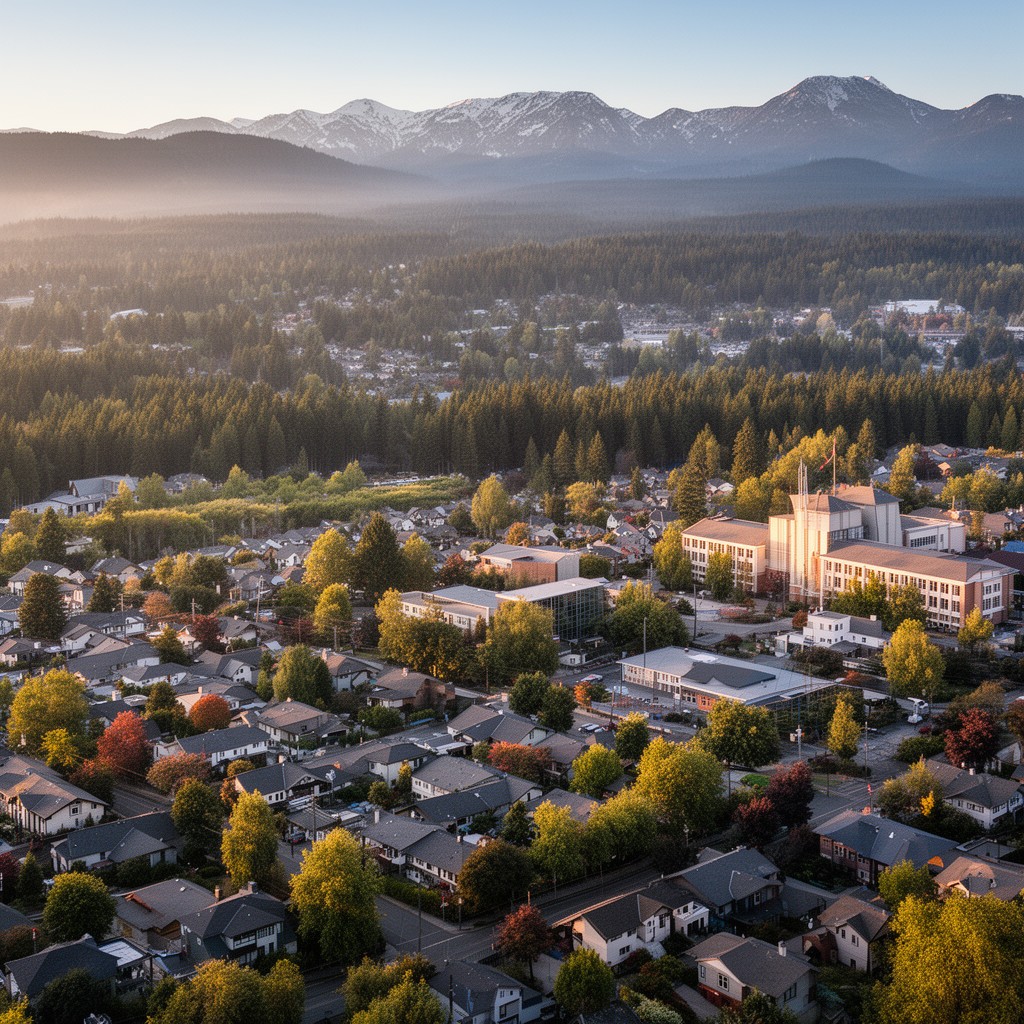 AI-generated illustration of Benton County, Oregon