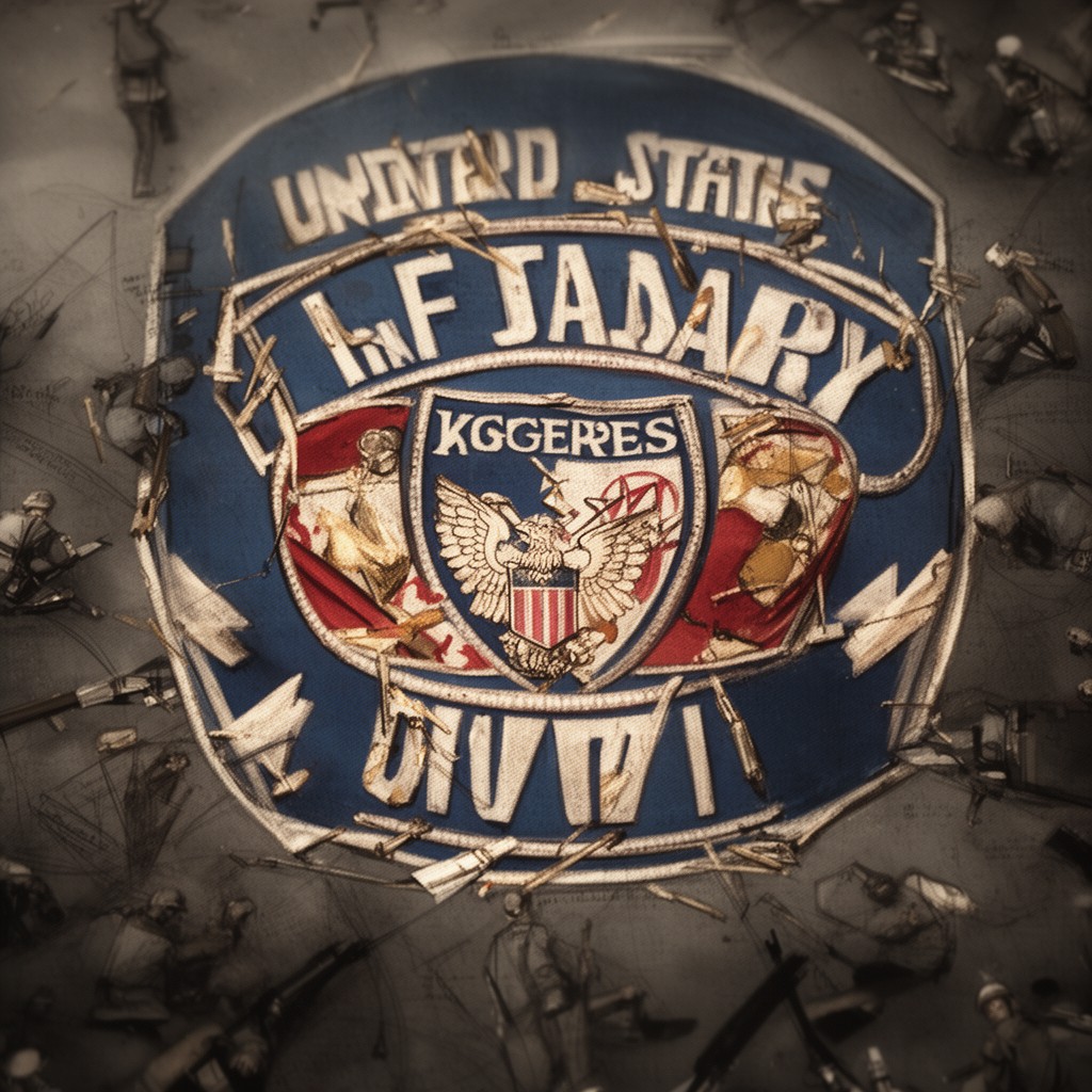 AI-generated illustration of United States 2nd Infantry Division