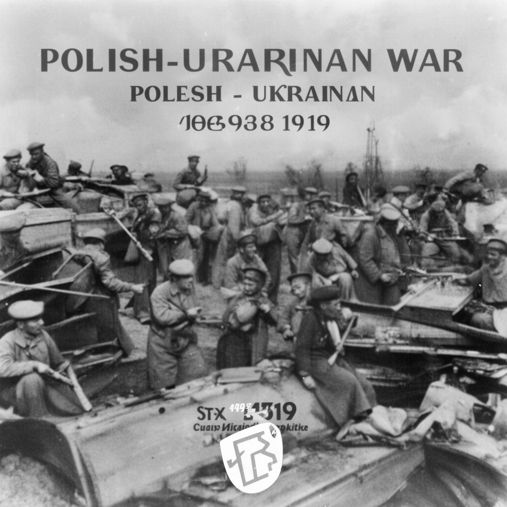 AI-generated illustration of Polish–Ukrainian War