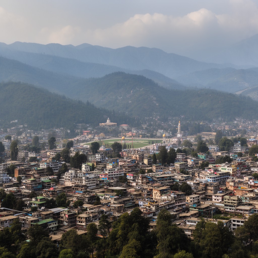 AI-generated illustration of Abbottabad