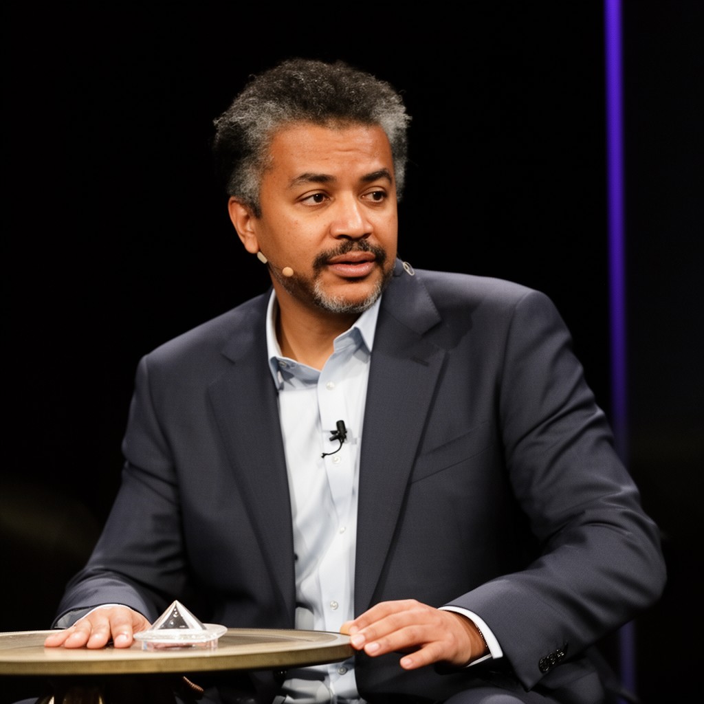 AI-generated illustration of Neil deGrasse Tyson