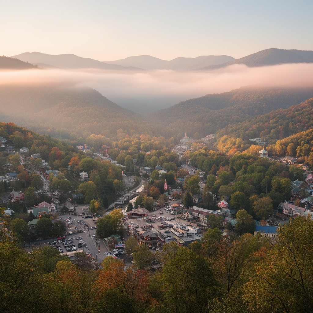 AI-generated illustration of Sevier County, Tennessee