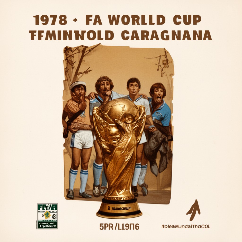 AI-generated illustration of 1978 FIFA World Cup