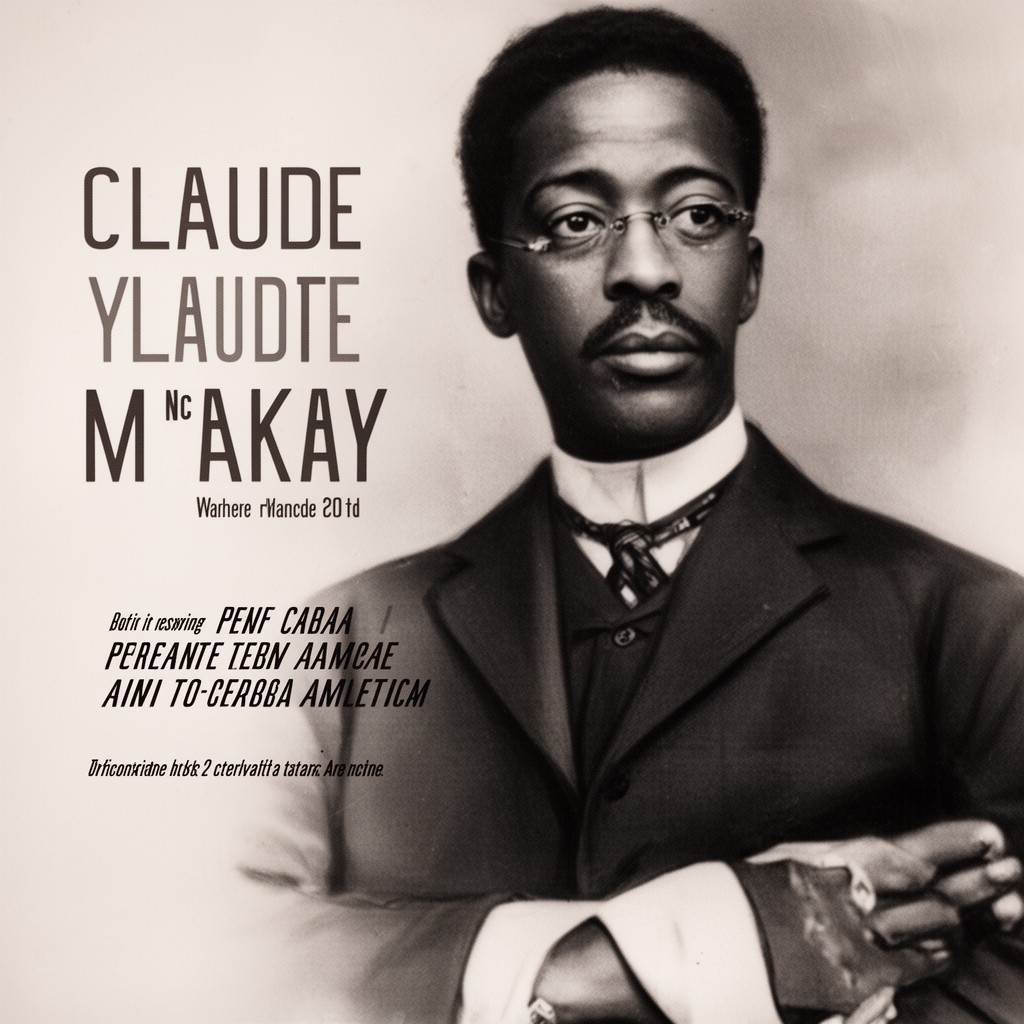 AI-generated illustration of Claude McKay