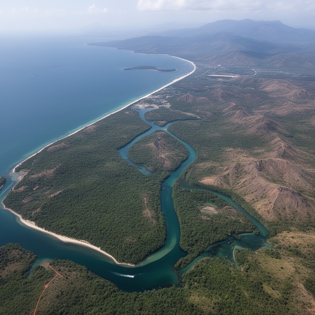 AI-generated illustration of Mozambique Channel