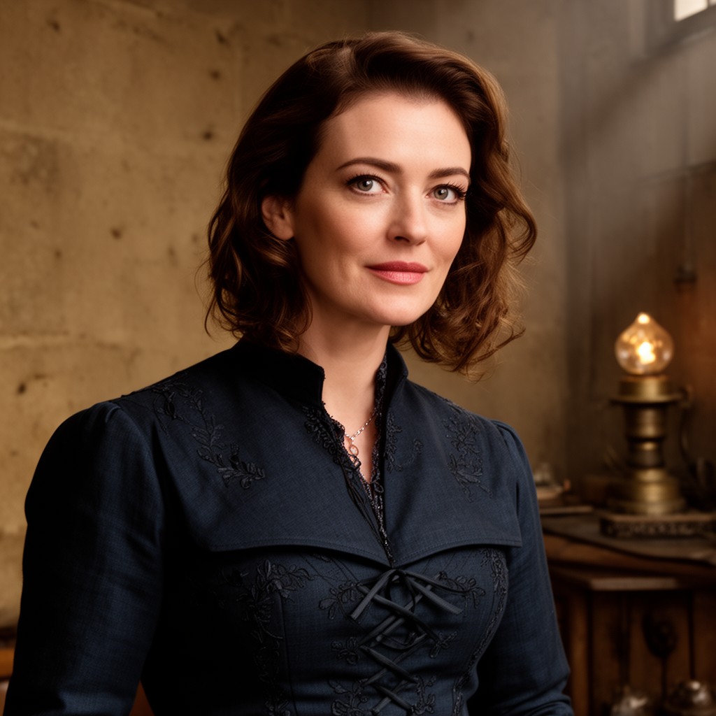 AI-generated illustration of Helen McCrory