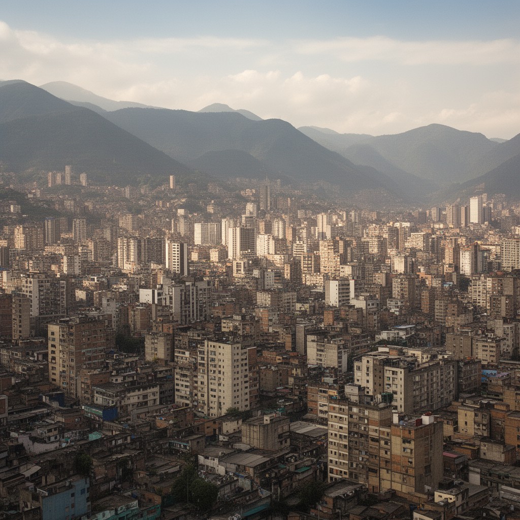 AI-generated illustration of Caracas