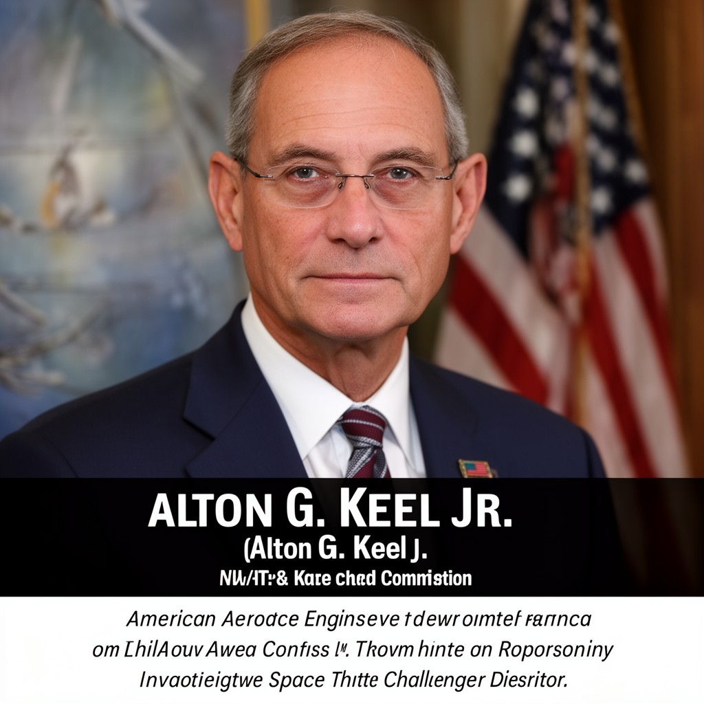 AI-generated illustration of Alton G. Keel Jr.