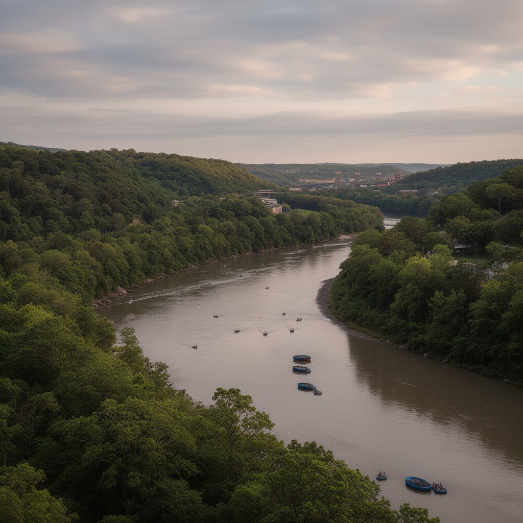 AI-generated illustration of Monongahela River