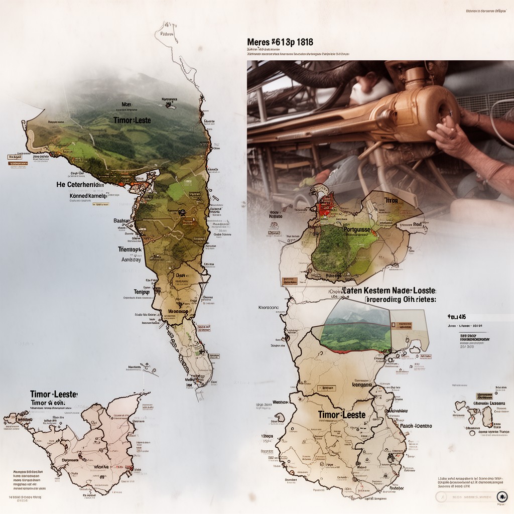 AI-generated illustration of Timor-Leste