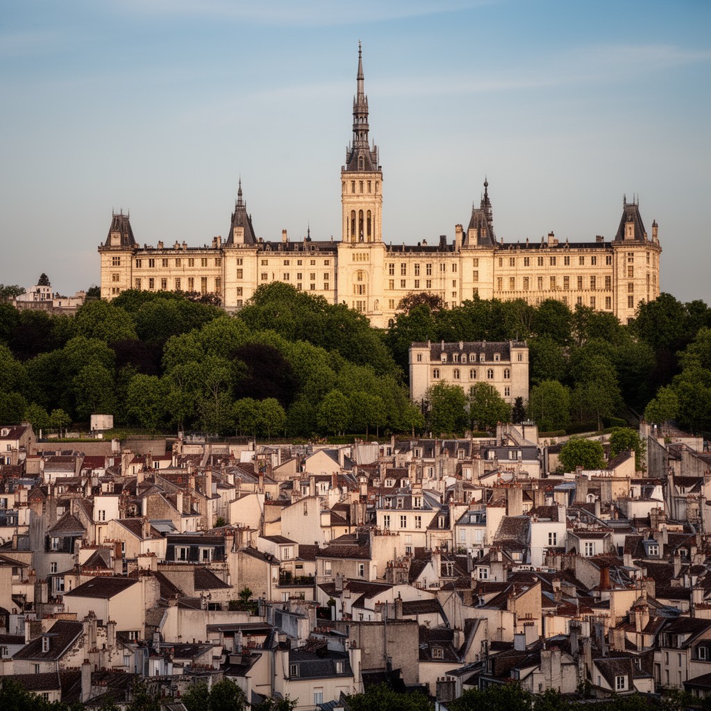 AI-generated illustration of Saint-Germain-en-Laye
