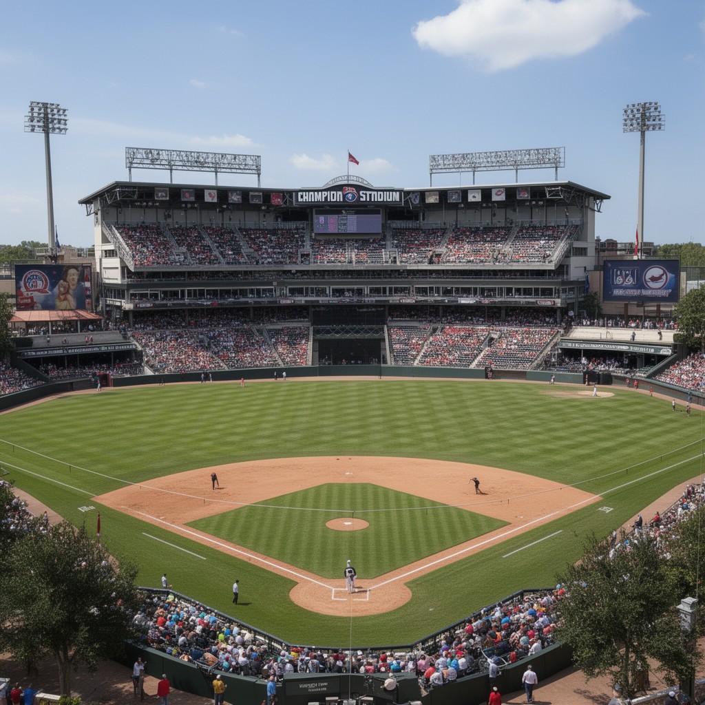 AI-generated illustration of Champion Stadium