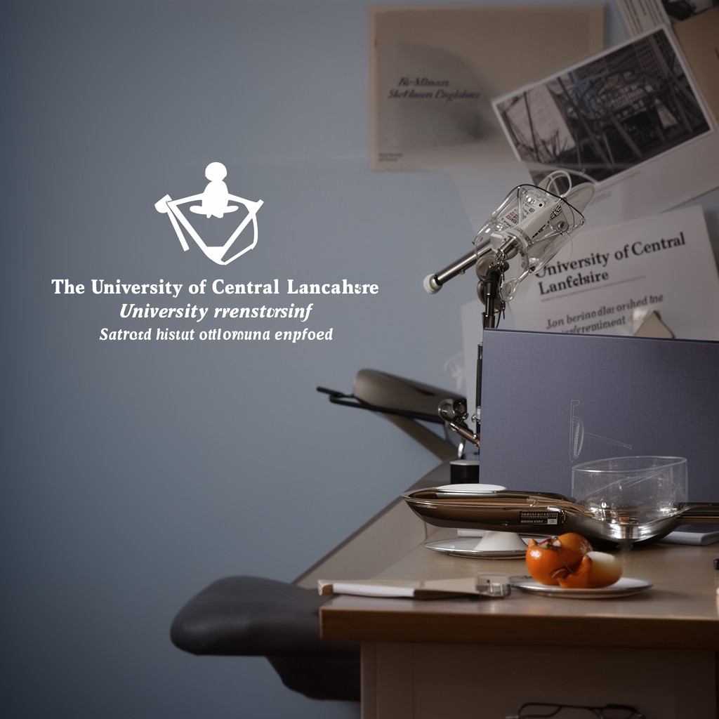 AI-generated illustration of University of Central Lancashire