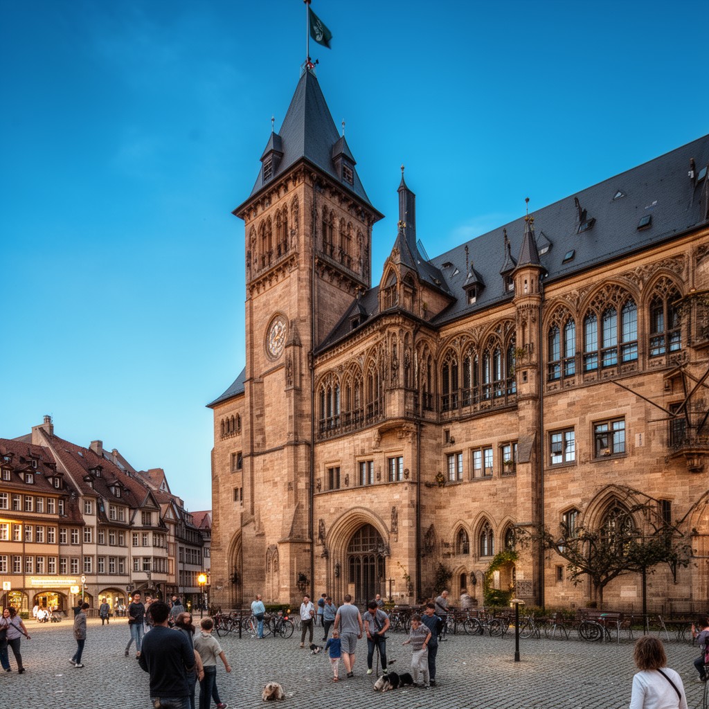 AI-generated illustration of Freiburg University