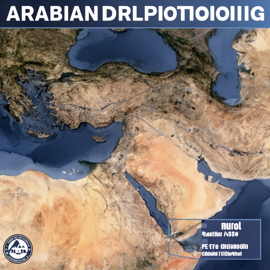 AI-generated illustration of Arabian Plate