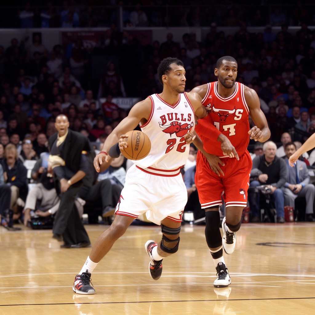 AI-generated illustration of Chicago Bulls
