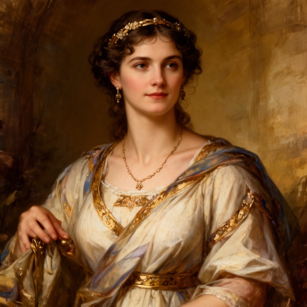 AI-generated illustration of Vipsania Agrippina